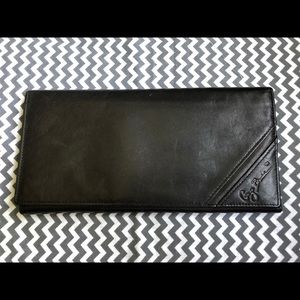 Giorgio Bernini Leather Trifold Travel Wallet